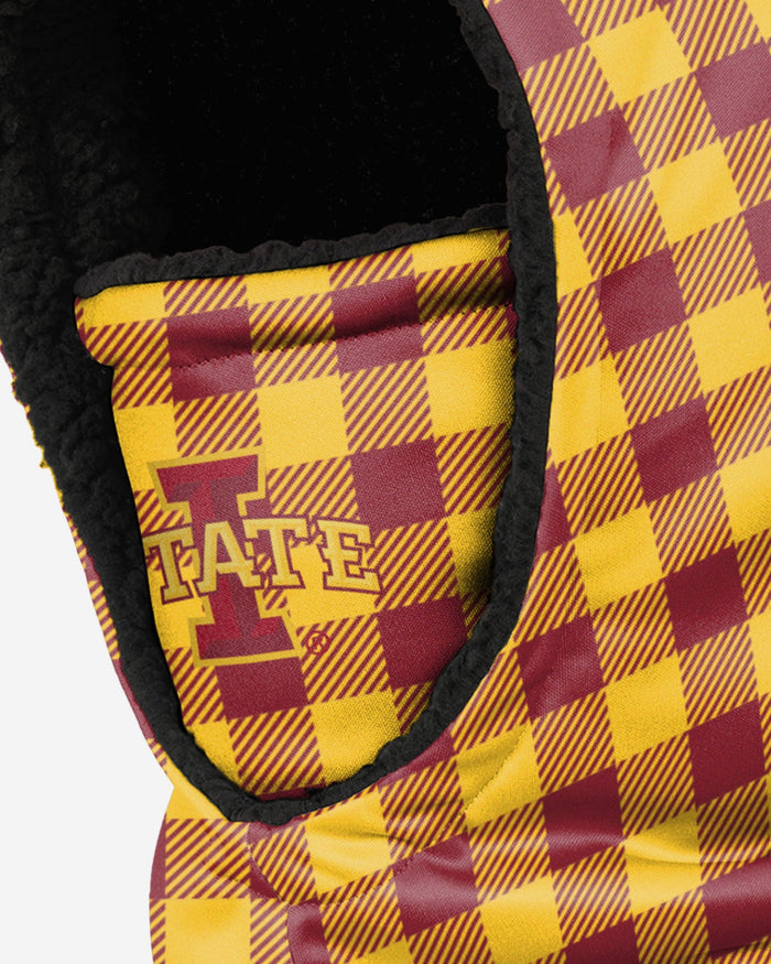 Iowa State Cyclones Plaid Hooded Gaiter FOCO - FOCO.com