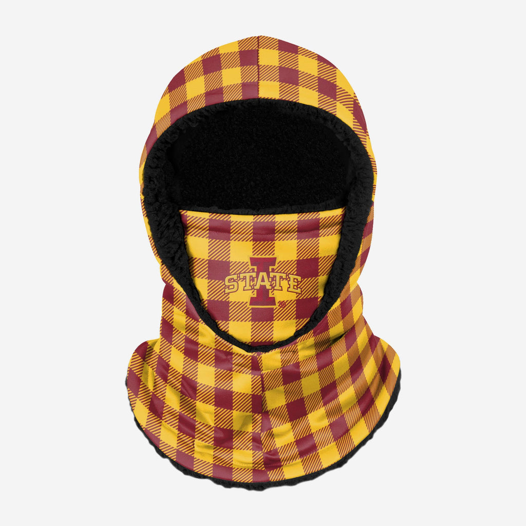 Iowa State Cyclones Plaid Hooded Gaiter FOCO - FOCO.com