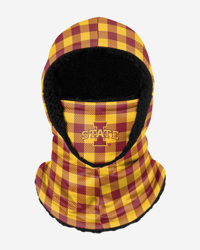 Iowa State Cyclones Plaid Hooded Gaiter FOCO - FOCO.com