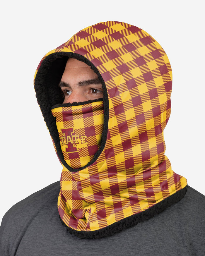 Iowa State Cyclones Plaid Hooded Gaiter FOCO - FOCO.com