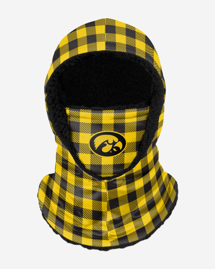 Iowa Hawkeyes Plaid Hooded Gaiter FOCO - FOCO.com