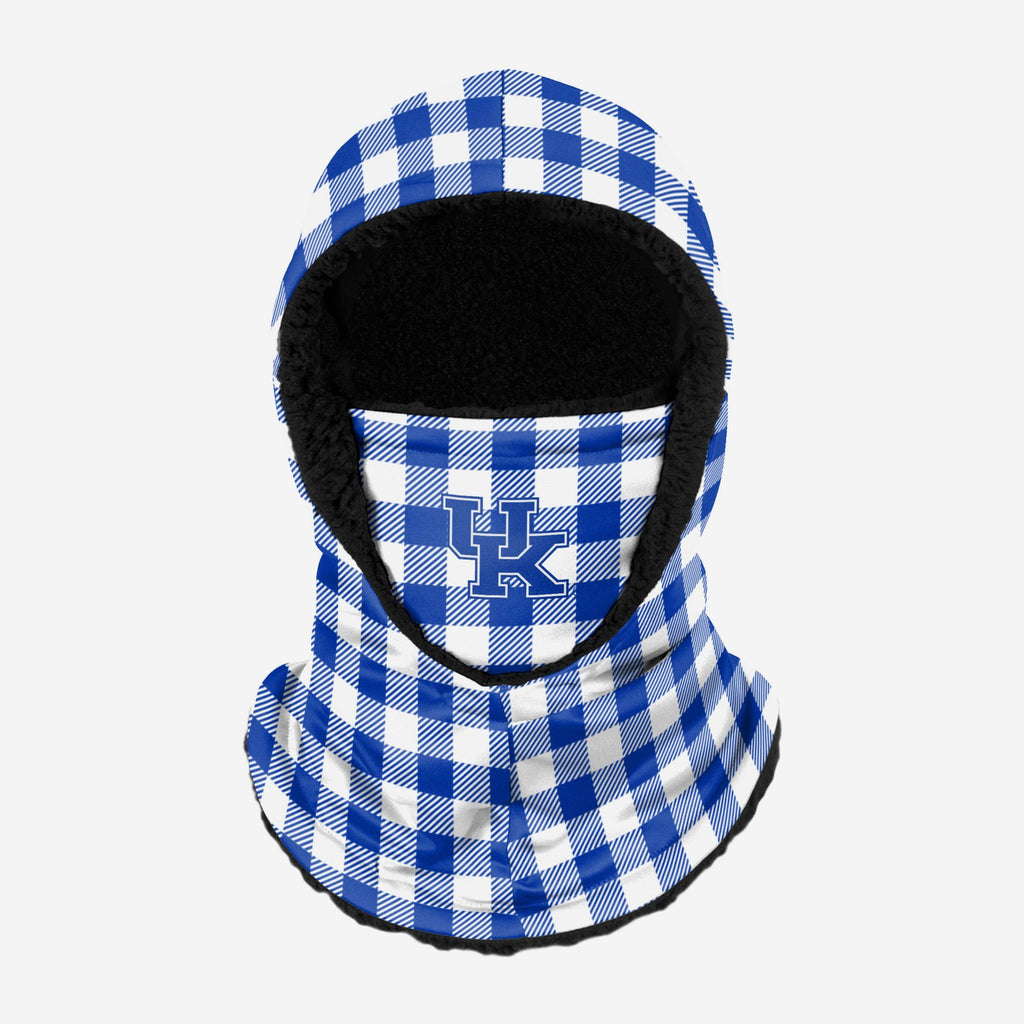 Kentucky Wildcats Plaid Hooded Gaiter FOCO - FOCO.com