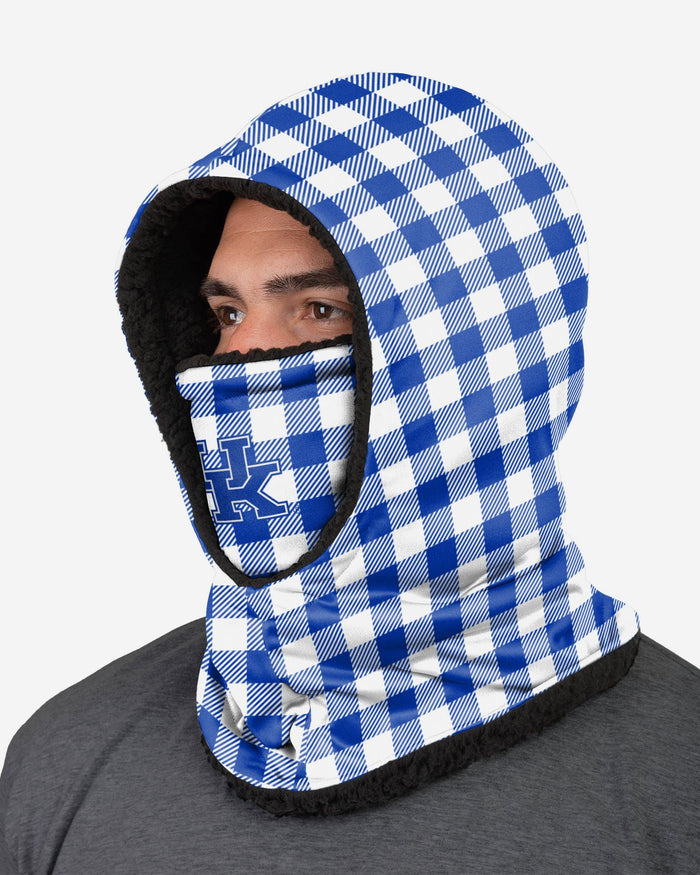 Kentucky Wildcats Plaid Hooded Gaiter FOCO - FOCO.com