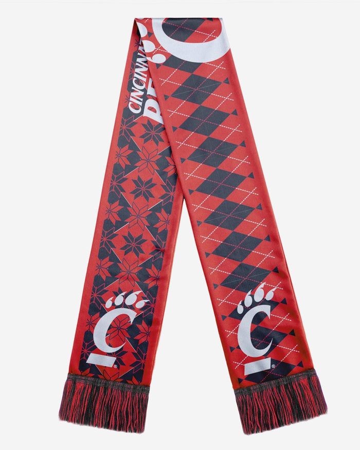 Cincinnati Bearcats Reversible Ugly Scarf FOCO - FOCO.com