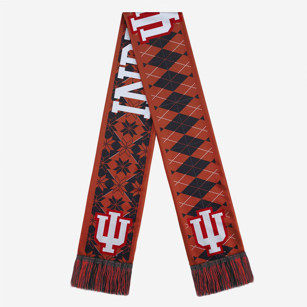 Indiana Hoosiers Reversible Ugly Scarf FOCO - FOCO.com