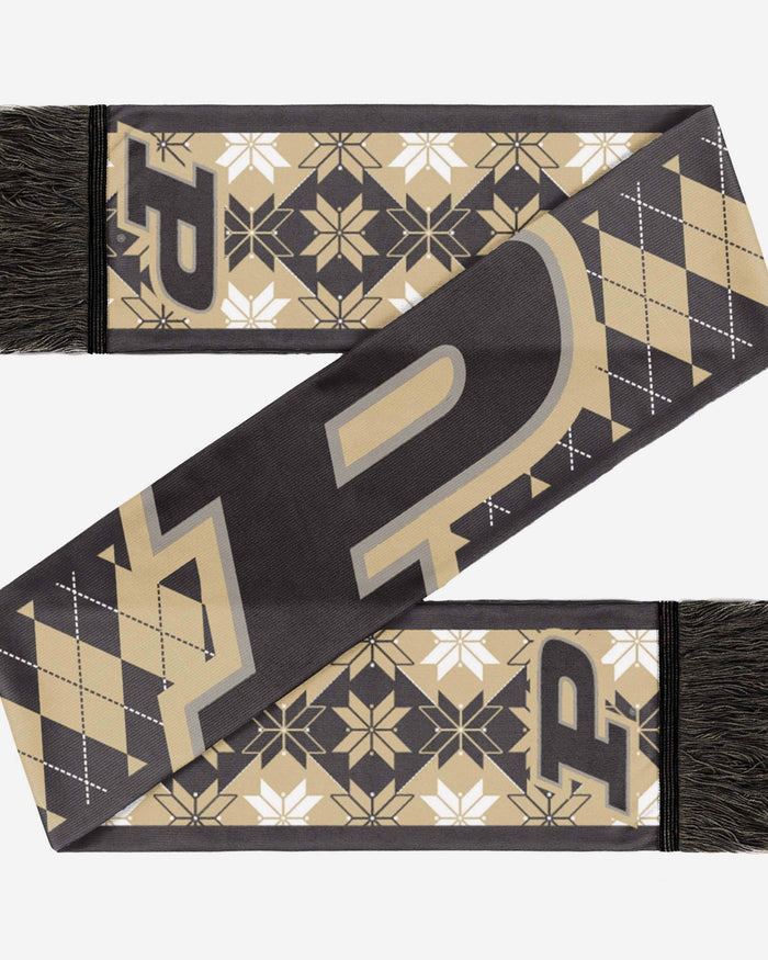 Purdue Boilermakers Reversible Ugly Scarf FOCO - FOCO.com