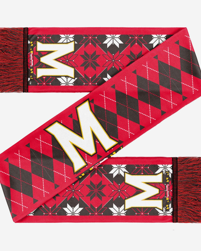 Maryland Terrapins Reversible Ugly Scarf FOCO - FOCO.com