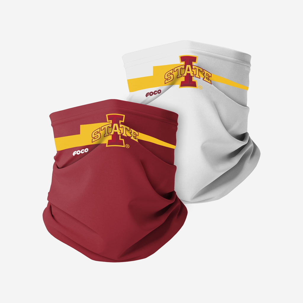 Iowa State Cyclones Stitched 2 Pack Gaiter Scarf FOCO - FOCO.com