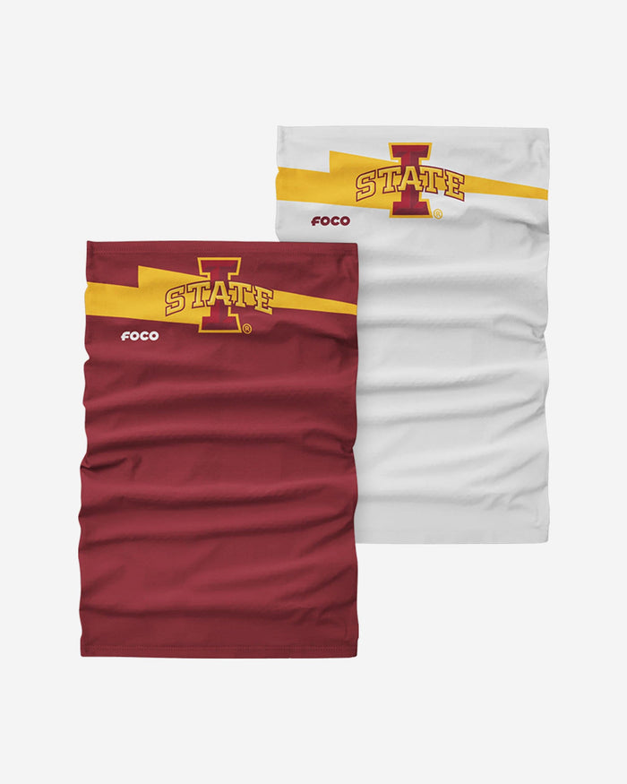 Iowa State Cyclones Stitched 2 Pack Gaiter Scarf FOCO - FOCO.com