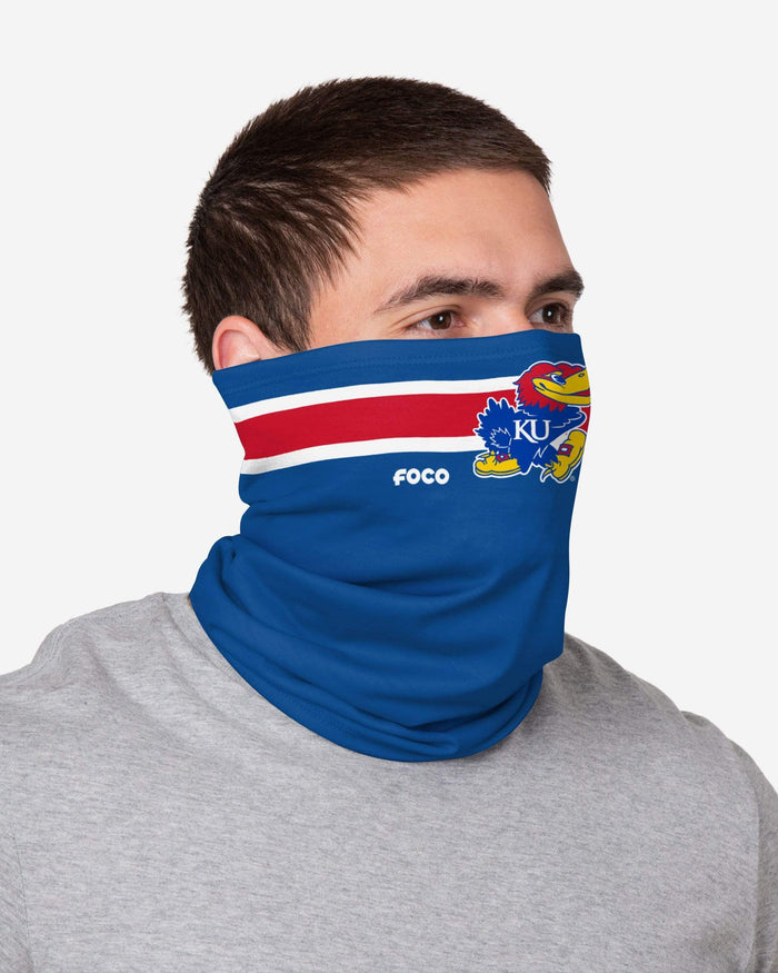 Kansas Jayhawks Stitched 2 Pack Gaiter Scarf FOCO - FOCO.com