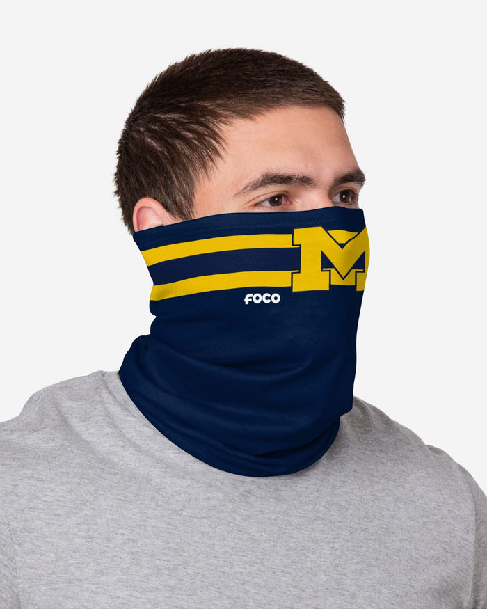 Michigan Wolverines Stitched 2 Pack Gaiter Scarf FOCO - FOCO.com