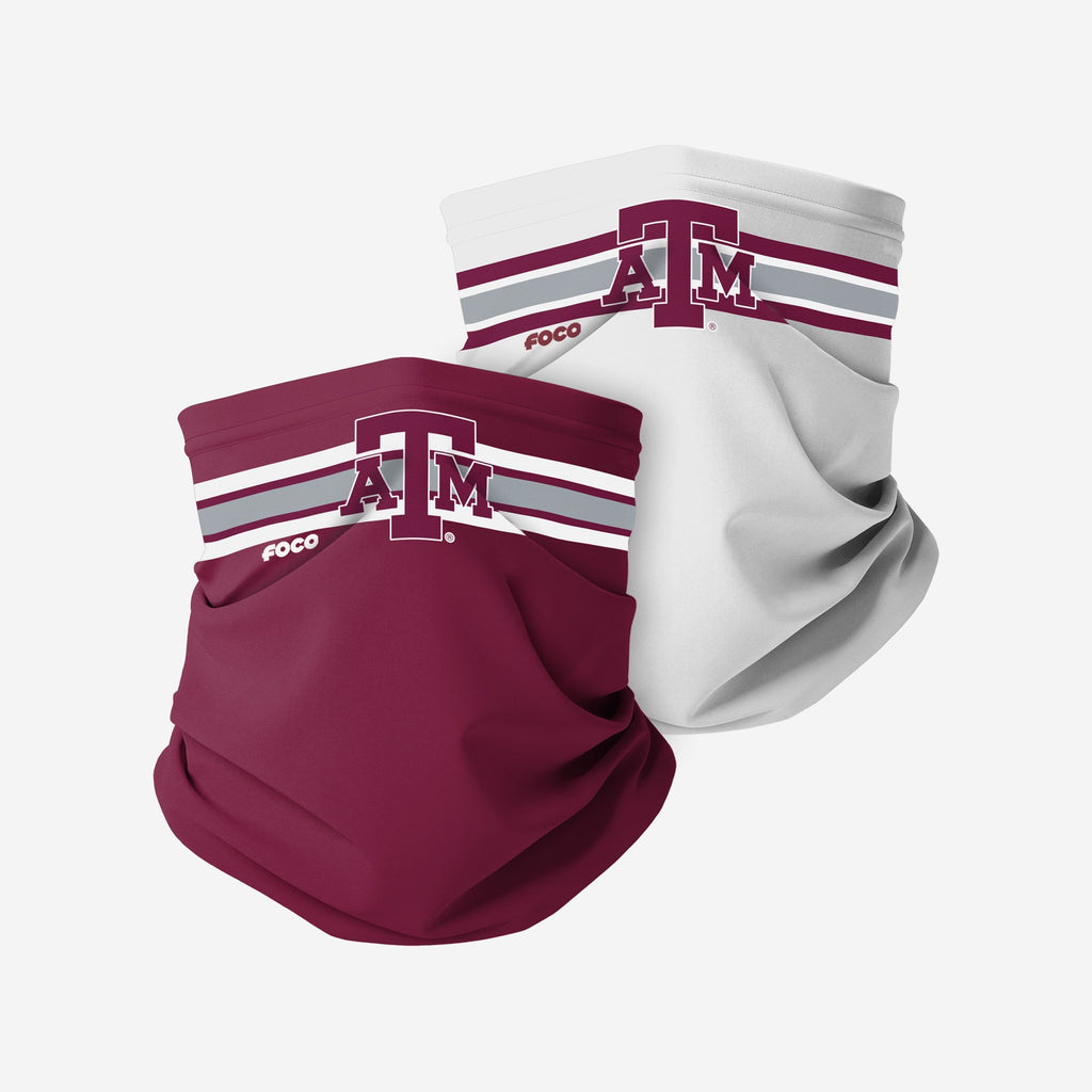 Texas A&M Aggies Stitched 2 Pack Gaiter Scarf FOCO - FOCO.com