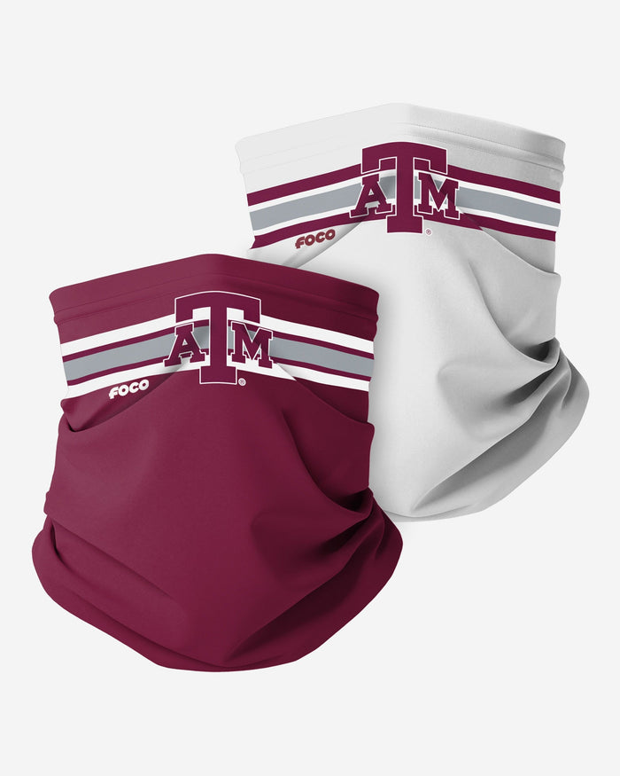 Texas A&M Aggies Stitched 2 Pack Gaiter Scarf FOCO - FOCO.com