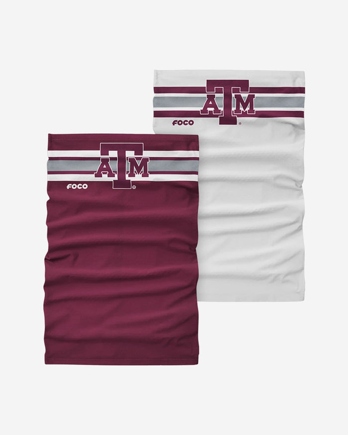 Texas A&M Aggies Stitched 2 Pack Gaiter Scarf FOCO - FOCO.com