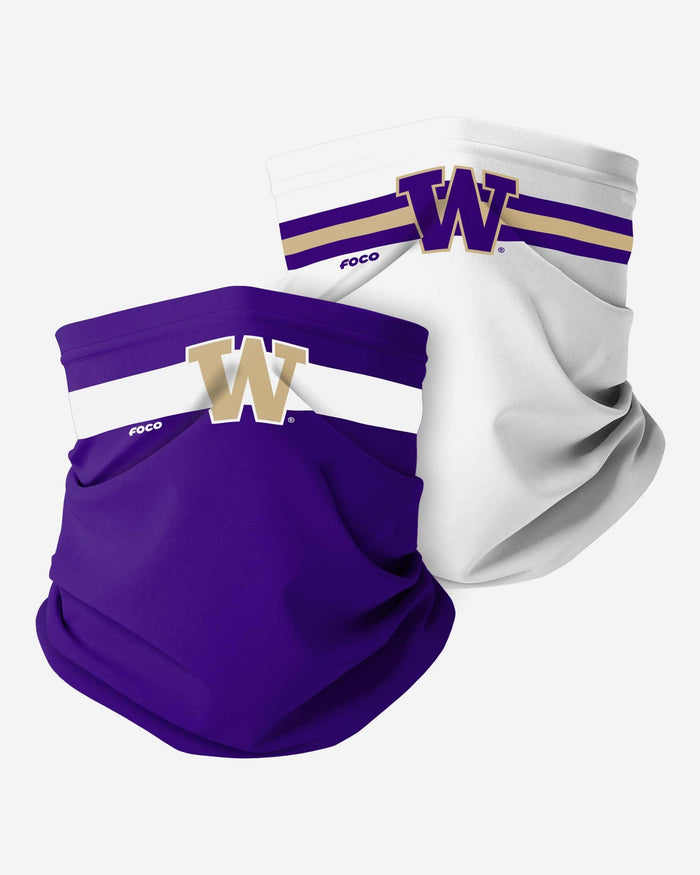 Washington Huskies Stitched 2 Pack Gaiter Scarf FOCO - FOCO.com