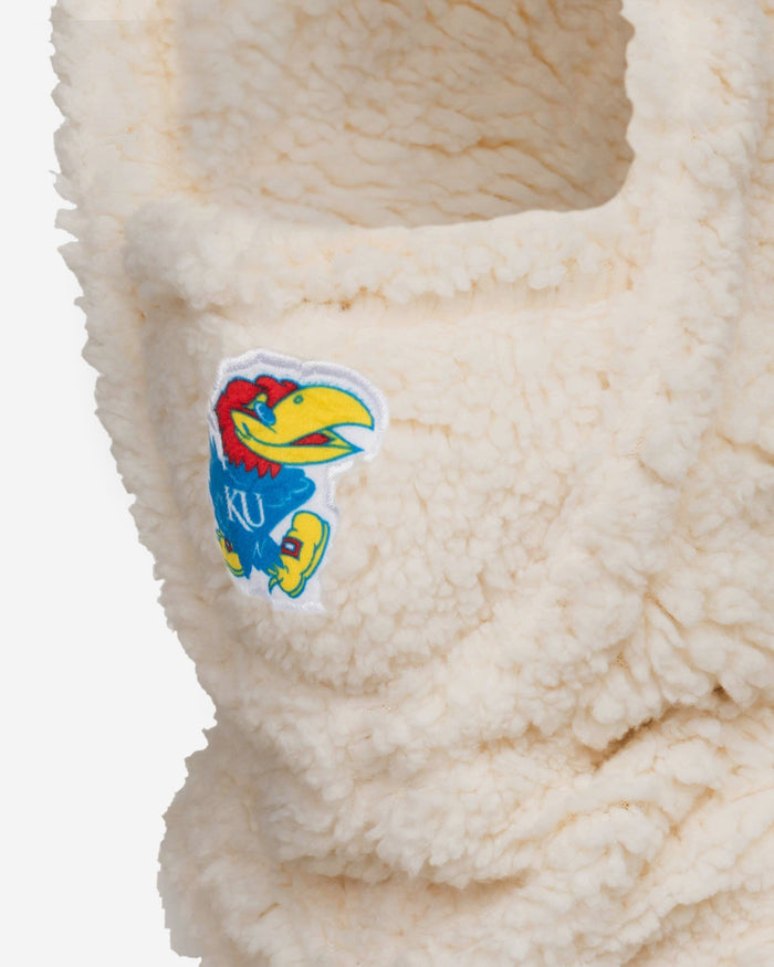 Kansas Jayhawks Sherpa Hooded Gaiter FOCO - FOCO.com