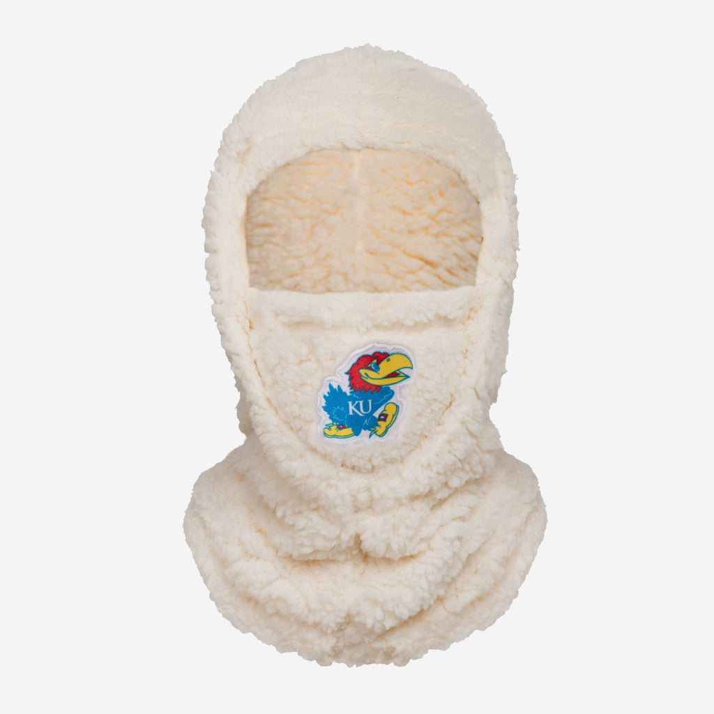 Kansas Jayhawks Sherpa Hooded Gaiter FOCO - FOCO.com