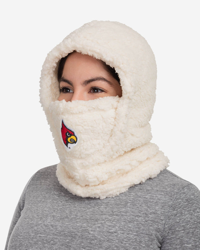 Louisville Cardinals Sherpa Hooded Gaiter FOCO - FOCO.com
