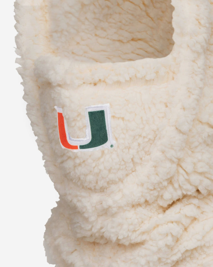 Miami Hurricanes Sherpa Hooded Gaiter FOCO - FOCO.com