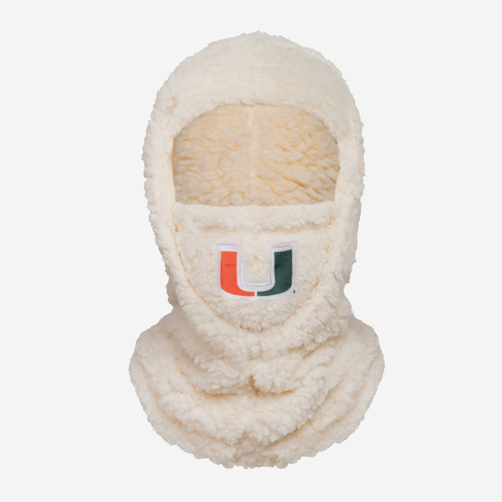 Miami Hurricanes Sherpa Hooded Gaiter FOCO - FOCO.com