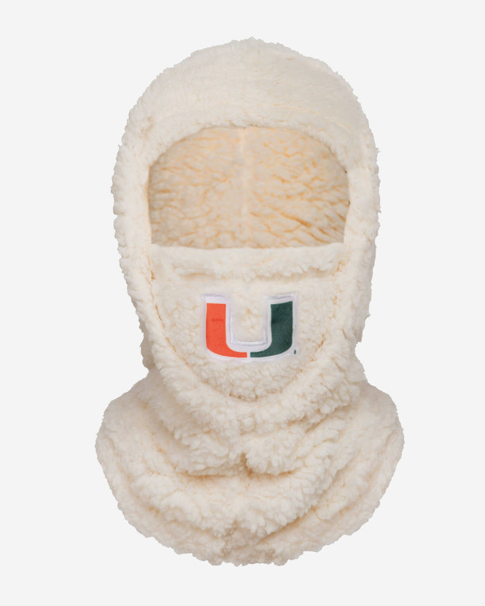 Miami Hurricanes Sherpa Hooded Gaiter FOCO - FOCO.com