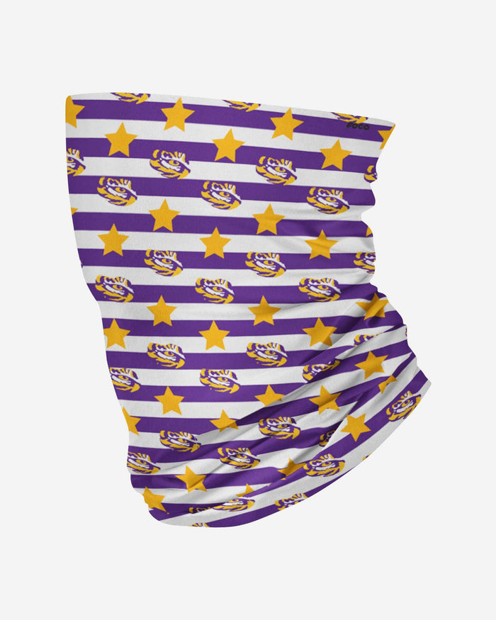 LSU Tigers Stars & Stripes Gaiter Scarf FOCO - FOCO.com