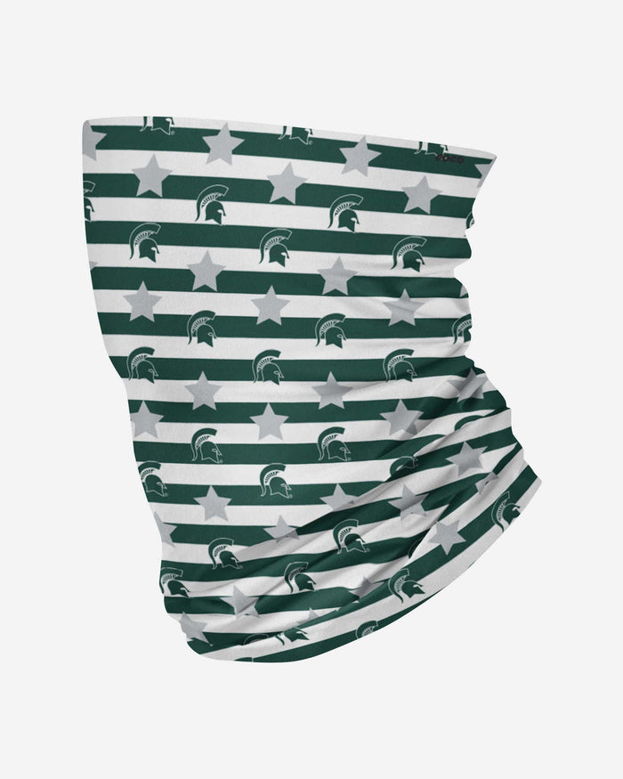 Michigan State Spartans Stars & Stripes Gaiter Scarf FOCO - FOCO.com