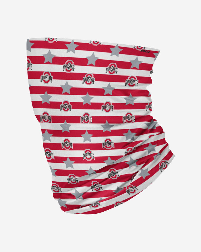 Ohio State Buckeyes Stars & Stripes Gaiter Scarf FOCO - FOCO.com