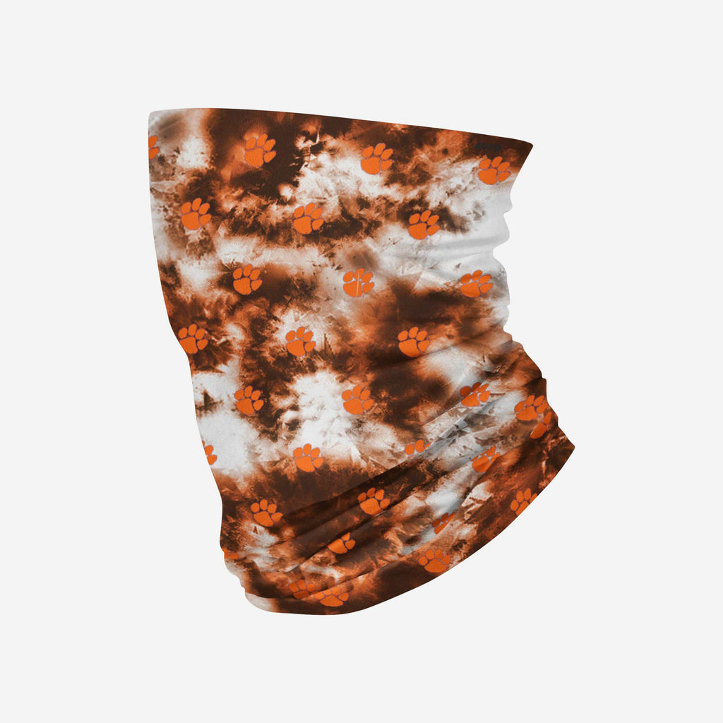 Clemson Tigers Tie-Dye Gaiter Scarf FOCO - FOCO.com