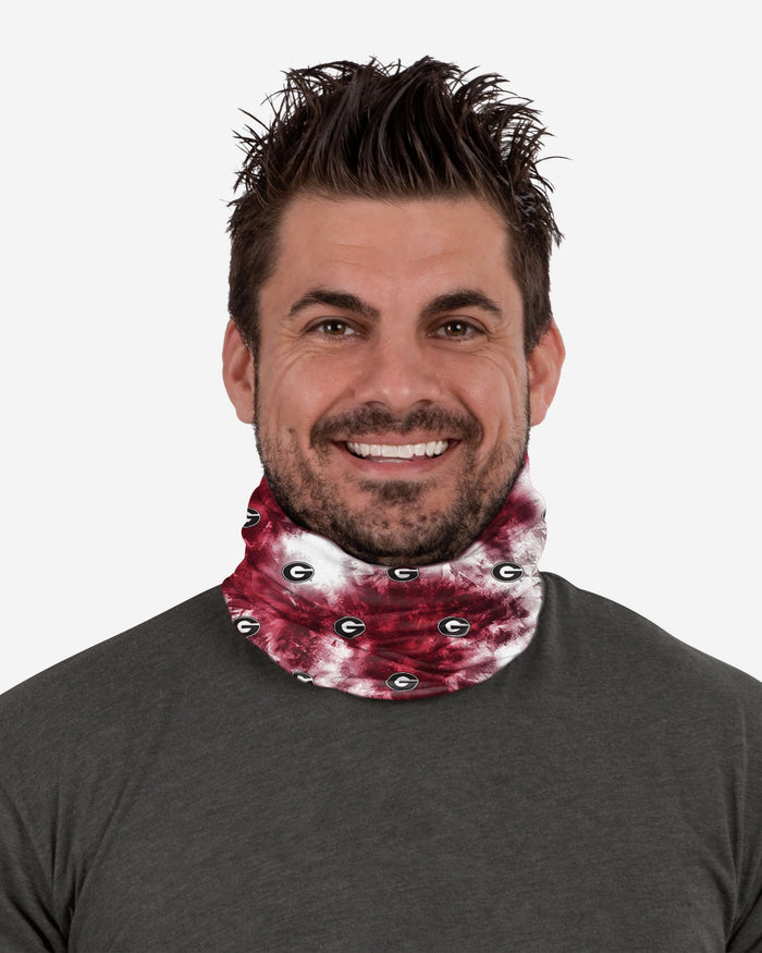 Georgia Bulldogs Tie-Dye Gaiter Scarf FOCO - FOCO.com