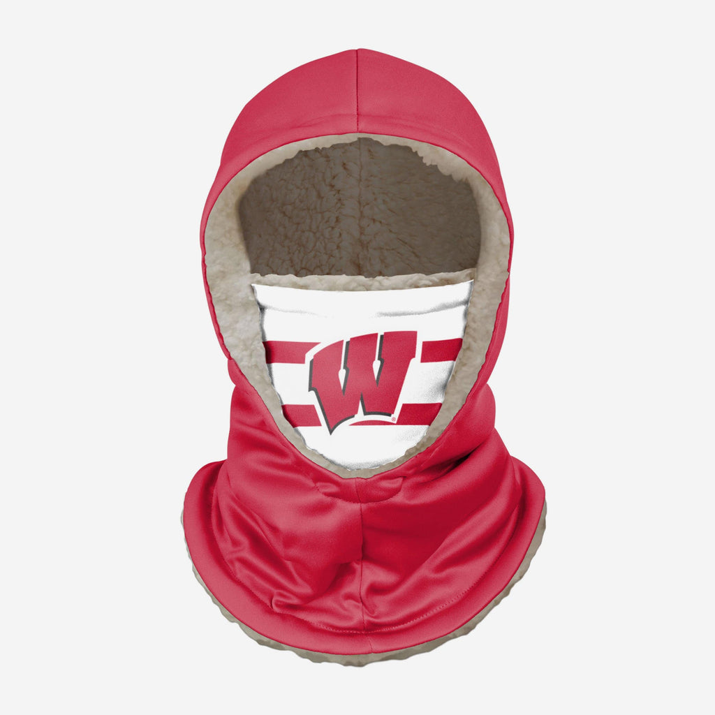 Wisconsin Badgers Thematic Hooded Gaiter FOCO - FOCO.com