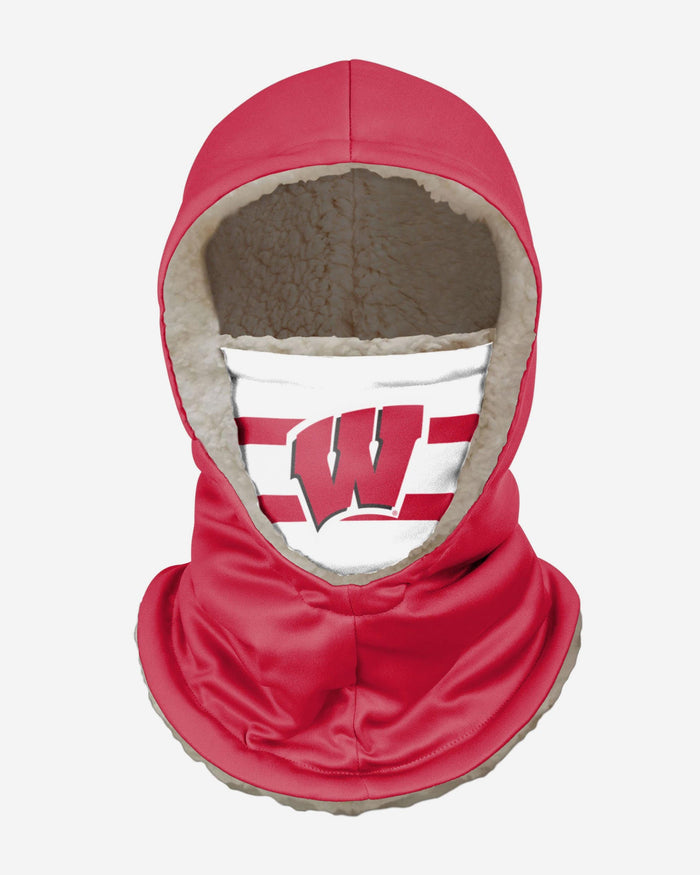 Wisconsin Badgers Thematic Hooded Gaiter FOCO - FOCO.com