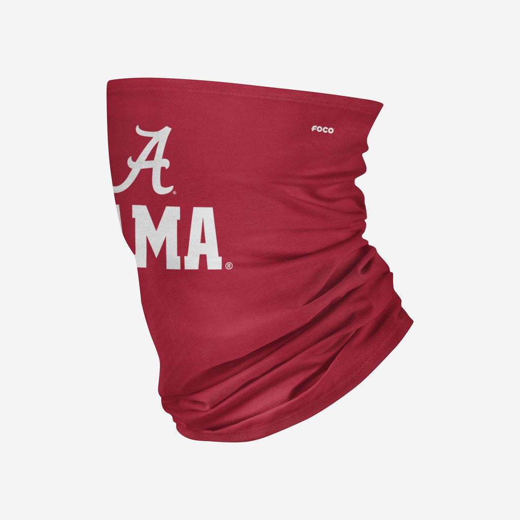 Alabama Crimson Tide Team Logo Stitched Gaiter Scarf FOCO - FOCO.com