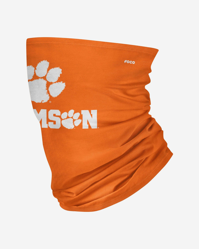 Clemson Tigers Team Logo Stitched Gaiter Scarf FOCO - FOCO.com