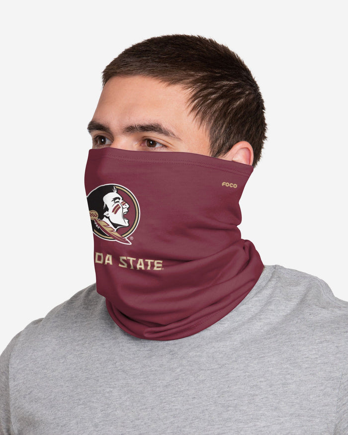 Florida State Seminoles Team Logo Stitched Gaiter Scarf FOCO - FOCO.com