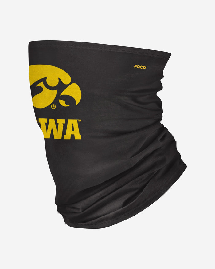 Iowa Hawkeyes Team Logo Stitched Gaiter Scarf FOCO - FOCO.com