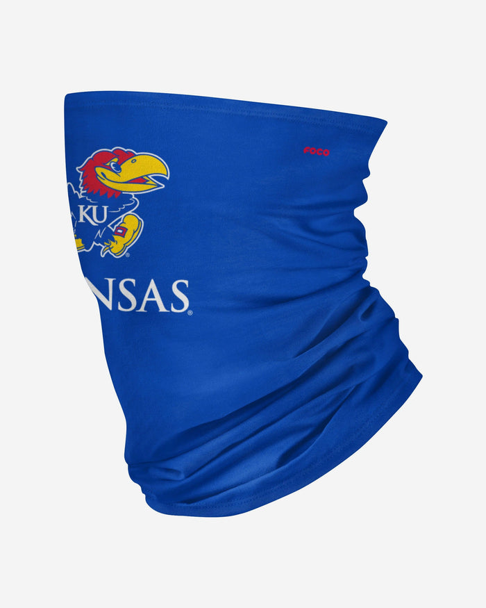 Kansas Jayhawks Team Logo Stitched Gaiter Scarf FOCO - FOCO.com