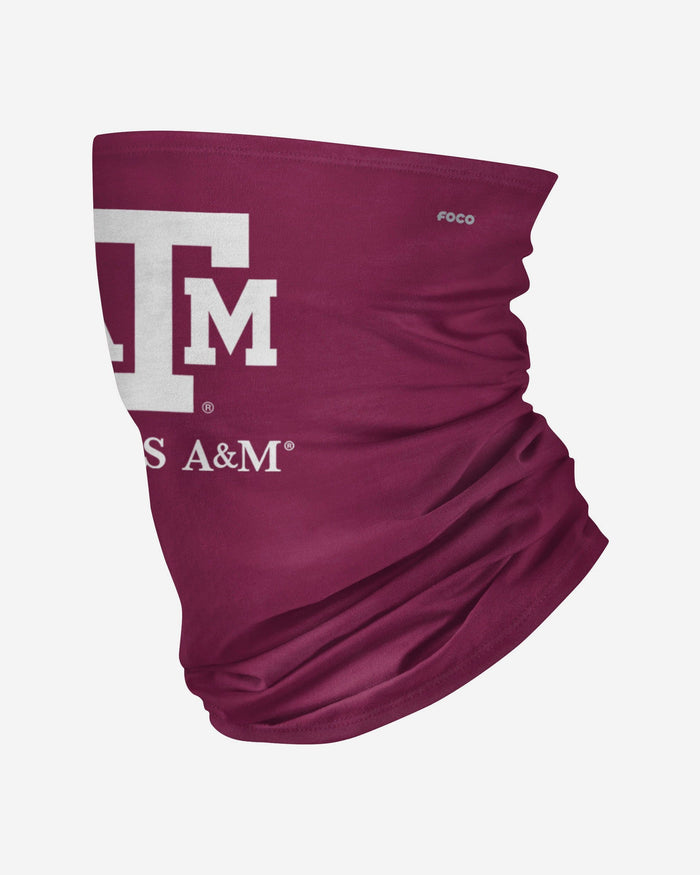 Texas A&M Aggies Team Logo Stitched Gaiter Scarf FOCO - FOCO.com