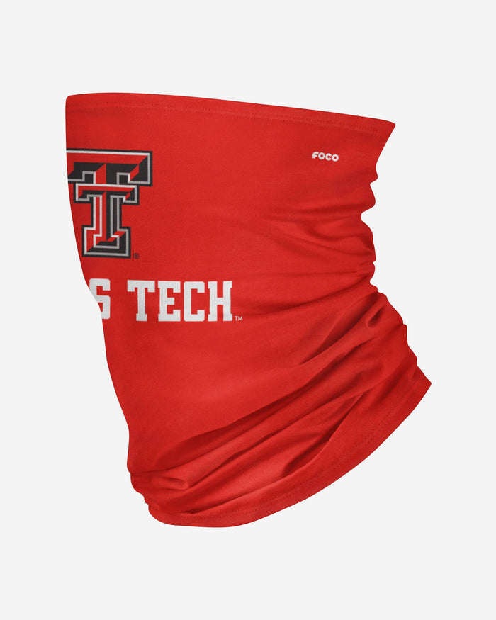 Texas Tech Red Raiders Team Logo Stitched Gaiter Scarf FOCO - FOCO.com