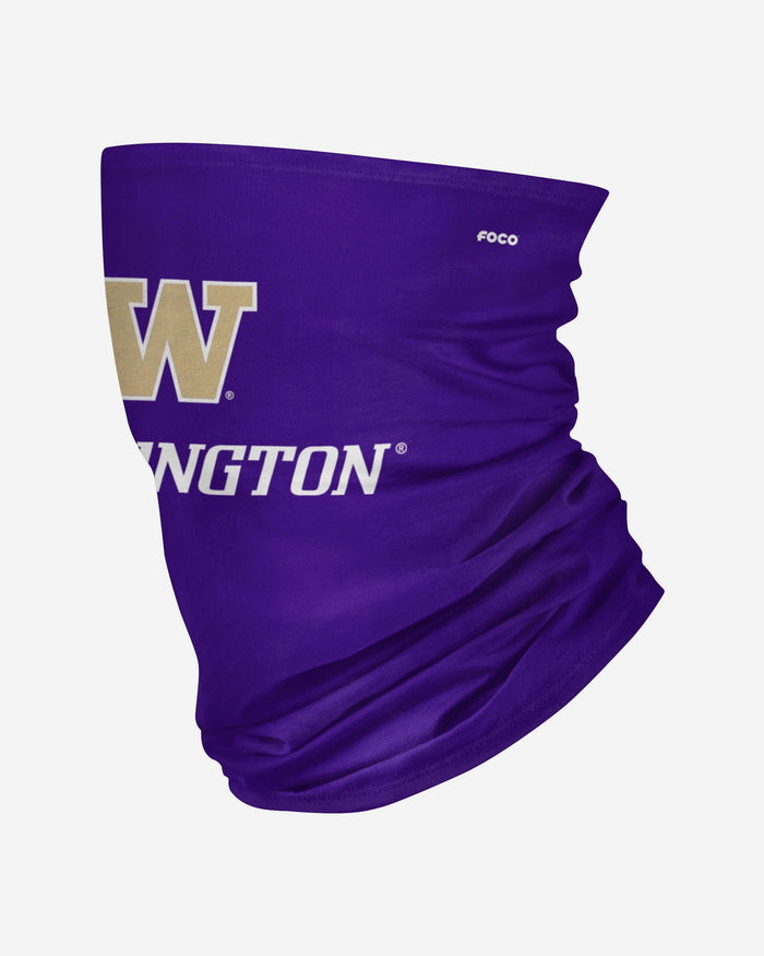 Washington Huskies Team Logo Stitched Gaiter Scarf FOCO - FOCO.com