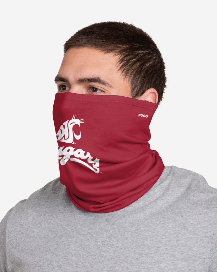 Washington State Cougars Team Logo Stitched Gaiter Scarf FOCO - FOCO.com