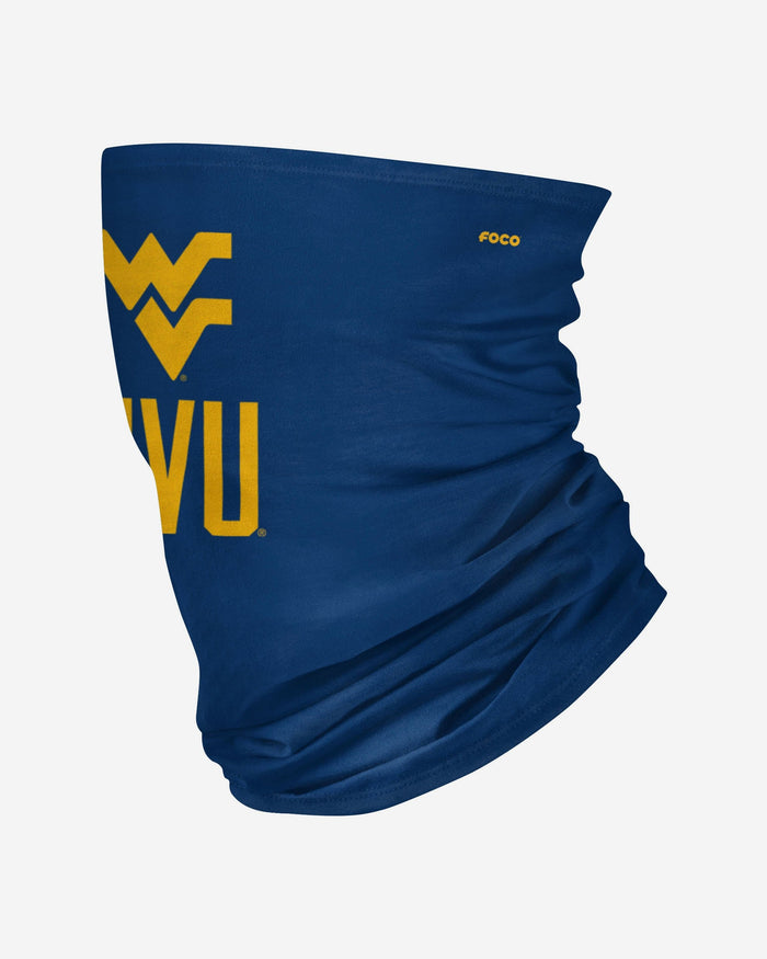 West Virginia Mountaineers Team Logo Stitched Gaiter Scarf FOCO - FOCO.com