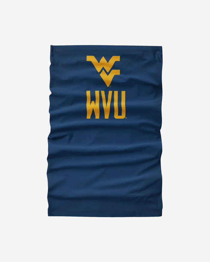 West Virginia Mountaineers Team Logo Stitched Gaiter Scarf FOCO - FOCO.com