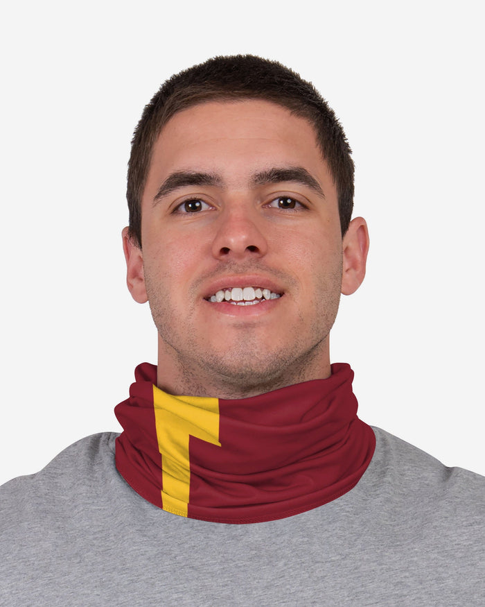 Iowa State Cyclones On-Field Sideline Team Stripe Big Logo Gaiter Scarf FOCO - FOCO.com