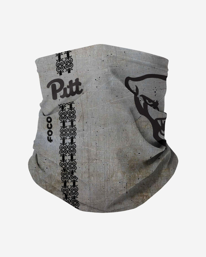 Pittsburgh Panthers On-Field Sideline Steel Stripe Big Logo Gaiter Scarf FOCO - FOCO.com