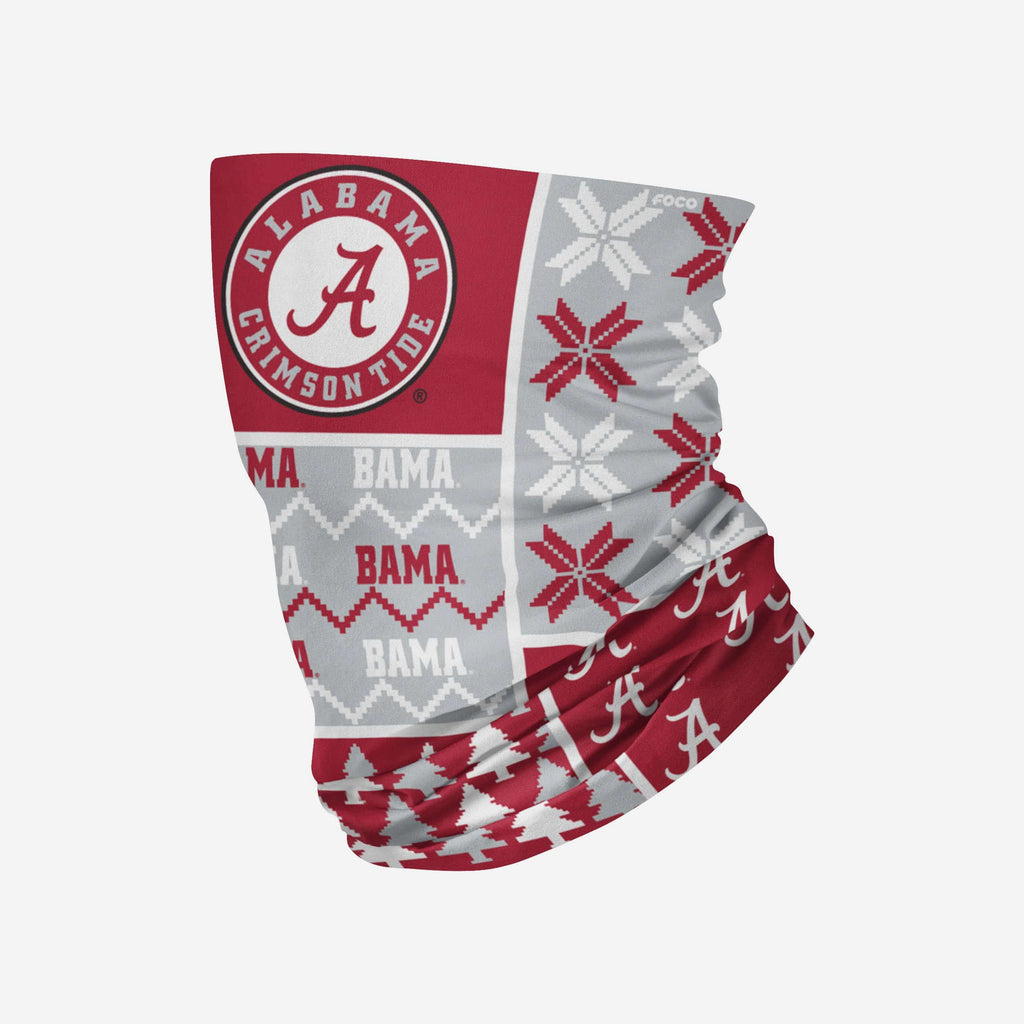 Alabama Crimson Tide Busy Block Gaiter Scarf FOCO - FOCO.com