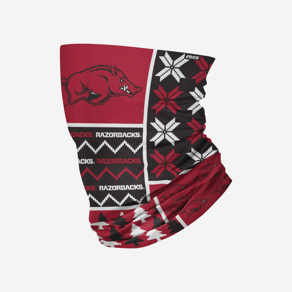 Arkansas Razorbacks Busy Block Gaiter Scarf FOCO - FOCO.com