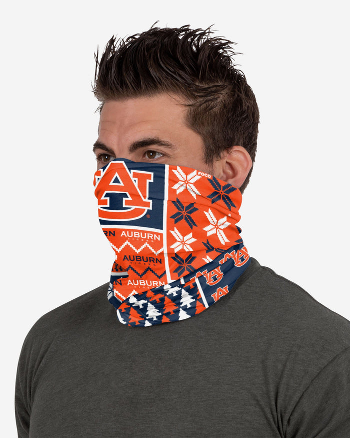 Auburn Tigers Busy Block Gaiter Scarf FOCO - FOCO.com