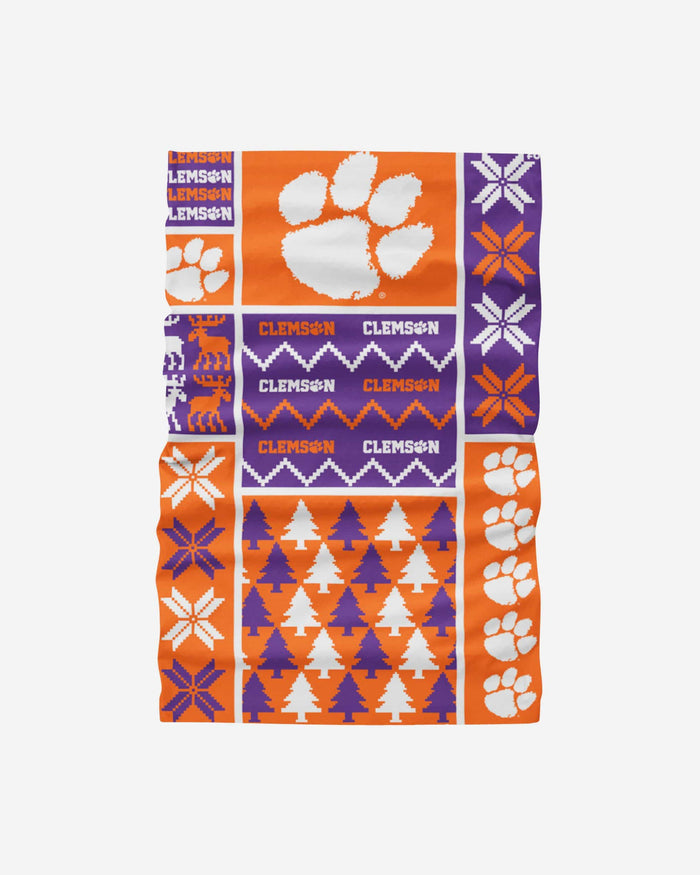 Clemson Tigers Busy Block Gaiter Scarf FOCO - FOCO.com