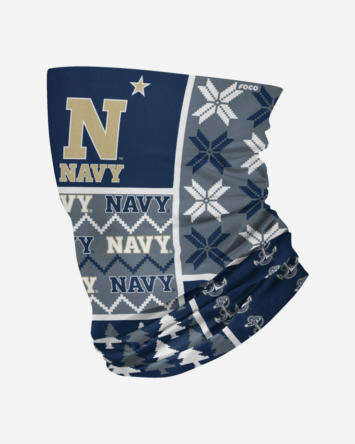 Navy Midshipmen Busy Block Gaiter Scarf FOCO - FOCO.com